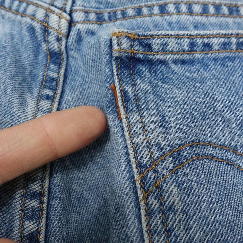 Levi's Jean Shorts Mens 29 Blue Denim 550 Relaxed Fit Bermuda 10 Inseam Vintage